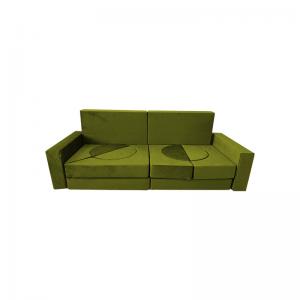 China BETA 14 Pieces Modular Foam Micro Suede Modular Play Sofa Set OEM ODM supplier