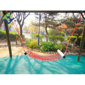 4 Strand Polyester Combination Rope Hammock 2*1.2m For Kids Outdoor Playground