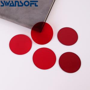 3mm thickness optical hoya R-62 HB610 RG610 red filters glass 610nm Longpass Filter Red Optical Glass HB610 RG610