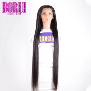 China Wholesale Cheap Price 10a Unprocessed Brazil Straight Human Hair Lace Frontal wigs wholesale