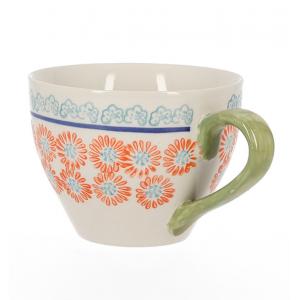 Hot sales chinese tea cup stoneware ceramic handpaint mug coffee cup tea mug  gift mugs