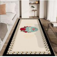 China Dream Roses Delicate Crystal Velvet Bedroom Floor Carpets Washable 80*160cm on sale