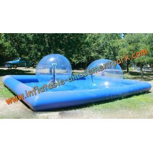 China Blue Inflatable Human Sized Hamster Ball / Inflatable Walk On Water Ball supplier