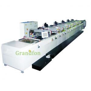 China advertising poster UV multi-colors screen printing machine supplier