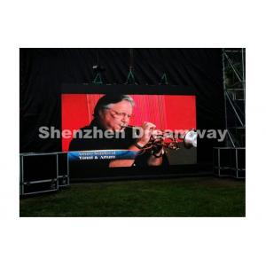 China Outdoor LED Video Screen Rental P10 Advertising with Aluminum Thin Cabinet supplier