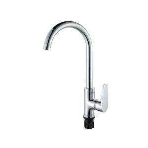 Chrome Brass Cold And Hot OEM Kitchen Sink Mixer Taps Single Lever