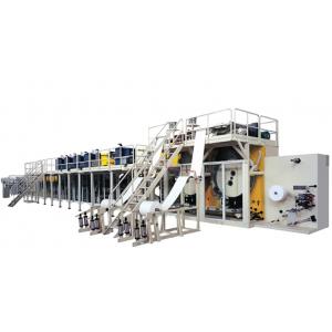 China Touch Screen Baby Diaper Making Machine 270kw 400 Pcs/Min supplier