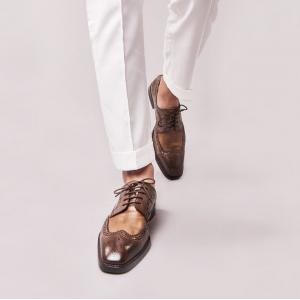 China Italian Designer Mens Formal Dress Shoes Classic Formal Oxford Shoes For Men Footwear supplier