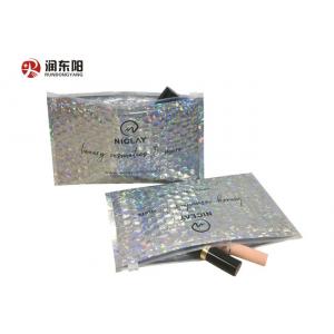 China Waterproof Metalic Poly Mailing Bags Zipper Bubble Punch Aluminum Foil For Cosmetics supplier