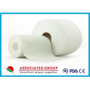 China Non Woven Embossed / Big Dot Texture Spunlace  With Viscose and Polyester supplier