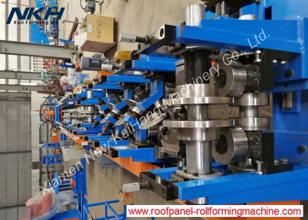 High Speed Upright Roll Forming Machine , Shelf Panel Roll Forming Machine With