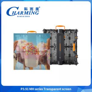 High Transparency P3.91 LED Video Wall Vivid Effect Transparent LED Display Outdoor Screen For Window Glass Ads