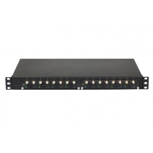 China GSM VoIP Gateway with 16SIMs,SMS, 2 LAN 10/100M Base-Tx RJ45, quad band supplier
