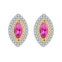 China Marquise Shape Exclusive Craftsmanship Earring Gemstone Zircon Bridal Jewelry on sale