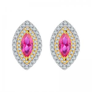 China Marquise Shape Exclusive Craftsmanship Earring Gemstone Zircon Bridal Jewelry supplier
