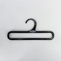 China 85x180mm Black Plastic Scarf Hangers Custom Logo PP Material on sale