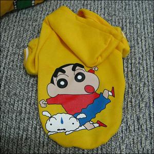 China Crayon Shinchan Funny Personalized Dog Clothes Sports Hoddies with 100% Cotton supplier