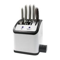 China New Design Multifunction Uv Sterilizer Knife Block With Sharpener on sale