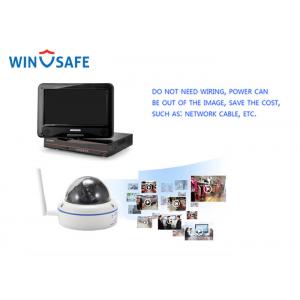1.3MP Wireless Home Surveillance Systems 4 Channel NVR Kit 20M - 30M Infrared Distance
