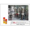 Large Capacity Aerosol Paint Filling Machine Line With Gassing Machine And