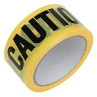 China Roll Road Safety Products Yellow PE Warning Tape Thickness 0.05mm on sale