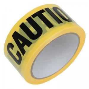 Roll Road Safety Products Yellow PE Warning Tape Thickness 0.05mm