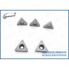 Triangle Tungsten Carbide CNC Inserts Blanks , ISO Thread Metal Cutting Inserts