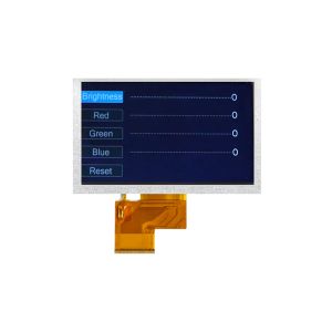 China TN Tipo 5 pulgadas TFT pantalla LCD con ILI5960 ILI6122 controlador IC para la caja registradora supplier