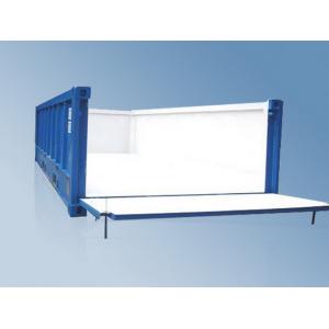China Open Top High Cube Shipping Container , 20 Feet Container Easy Loading Lifting supplier