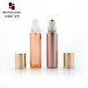 10ml Pink Roller Bottle Glass Bottle In Champagne Color With Roll On Perfume