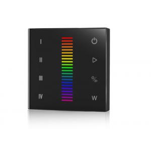 China RGB / RGBW DMX LED Wall Controller , 2.4G RF Wireless Remote Led Controller supplier