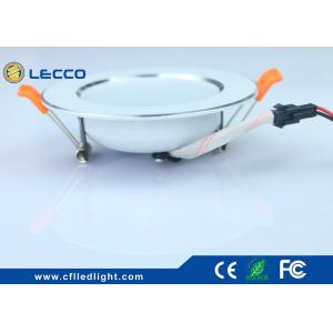 300 LM LED Recessed  Downlight 3W SMD 5730 Disk Type 100 LM / W 30 000H