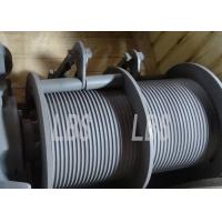 China 35m / Min Electric Wire Rope Winch Machine With Two Grooved Drums on sale