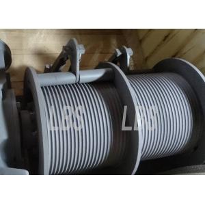 35m / Min Electric Wire Rope Winch Machine With Two Grooved Drums