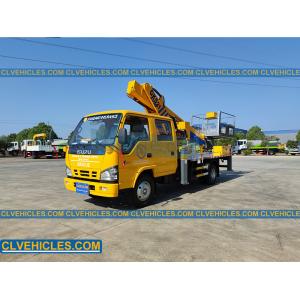 China ISUZU 600P 130hp Telescopic Bucket Truck 21m Manlift 1200*600*1100 supplier