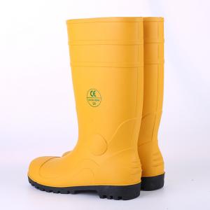 China High-Top Steel Baotou Steel Soled Rain Boots Smashing And Piercing Protective Boots Waterproof Safety Shoes supplier