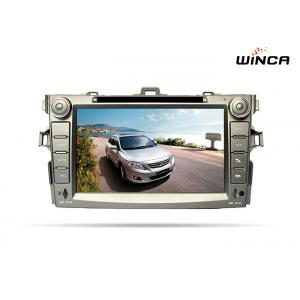 China HD 1024*600 New Models 8 Capacitive For Corolla 2 Din Android Car DVD supplier