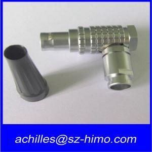China lemo 5 pin right angle connector supplier
