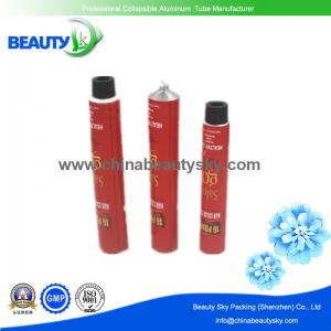 Colorful Collapsible aluminum Tube for Professional Hair color cream with 25mm Dia. cap