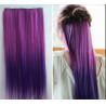 China Colored Clip In Synthetic Hair Extensions Fake Hair Wigs For White Women wholesale
