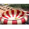 China Water Playground Equipment Fiberglass Water Slides , Super Bowl Water Slide wholesale