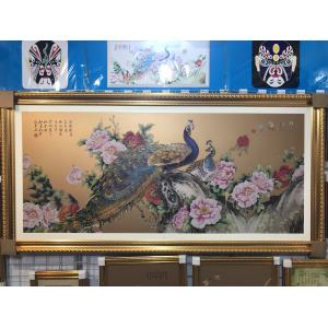China Custom Hotel Decorative Metal Picture Frame Wall Art Cloisonne Paint Enamel supplier