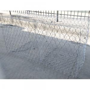China Double Twisted 8x10cm Gabion Baskets Stone Filled Cages Preventing Rock Breaking supplier