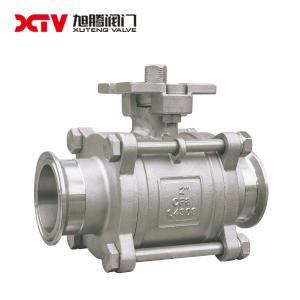 China Structure Floating Ball Valve GB/T12237 3PC Clamp Q81F-1000WOG Standard GB/T12237 supplier