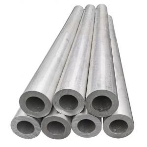 Round 6063 Aluminium Tube Pipe Brushed Sand Blasted