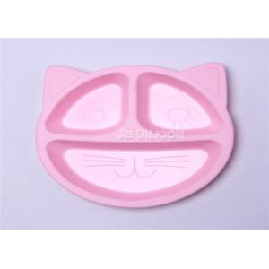 China Soft Silicone Baby Products , Food Grade Silicone Feeding Plate Odorless wholesale