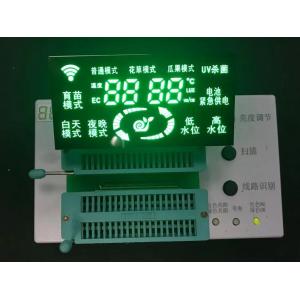 China Customized RY7437 Segment Green color LED Display for Industrial Instrument supplier