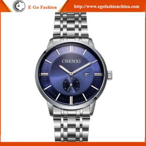 China 060 Stainless Steel Watch Fashion Jewelry Luxury Trendy Watch 2016 Hot Sale Watches Man supplier