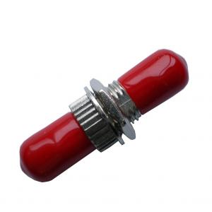 China ST / PC Fiber Optic To Ethernet Adapter Singlemode Fiber Optic Coupler With Red Hat supplier