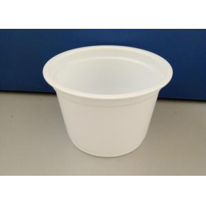 China acidophilus milk plastic cup in white color for milk, drink, jelly, solid food packaging supplier